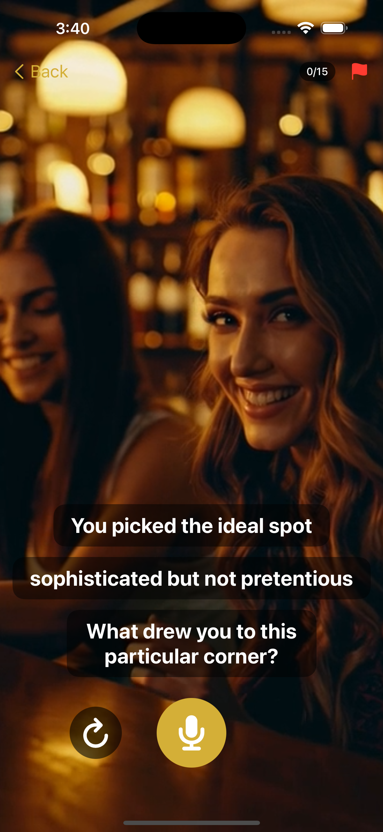 Wildfire app dashboard showing conversation packs
